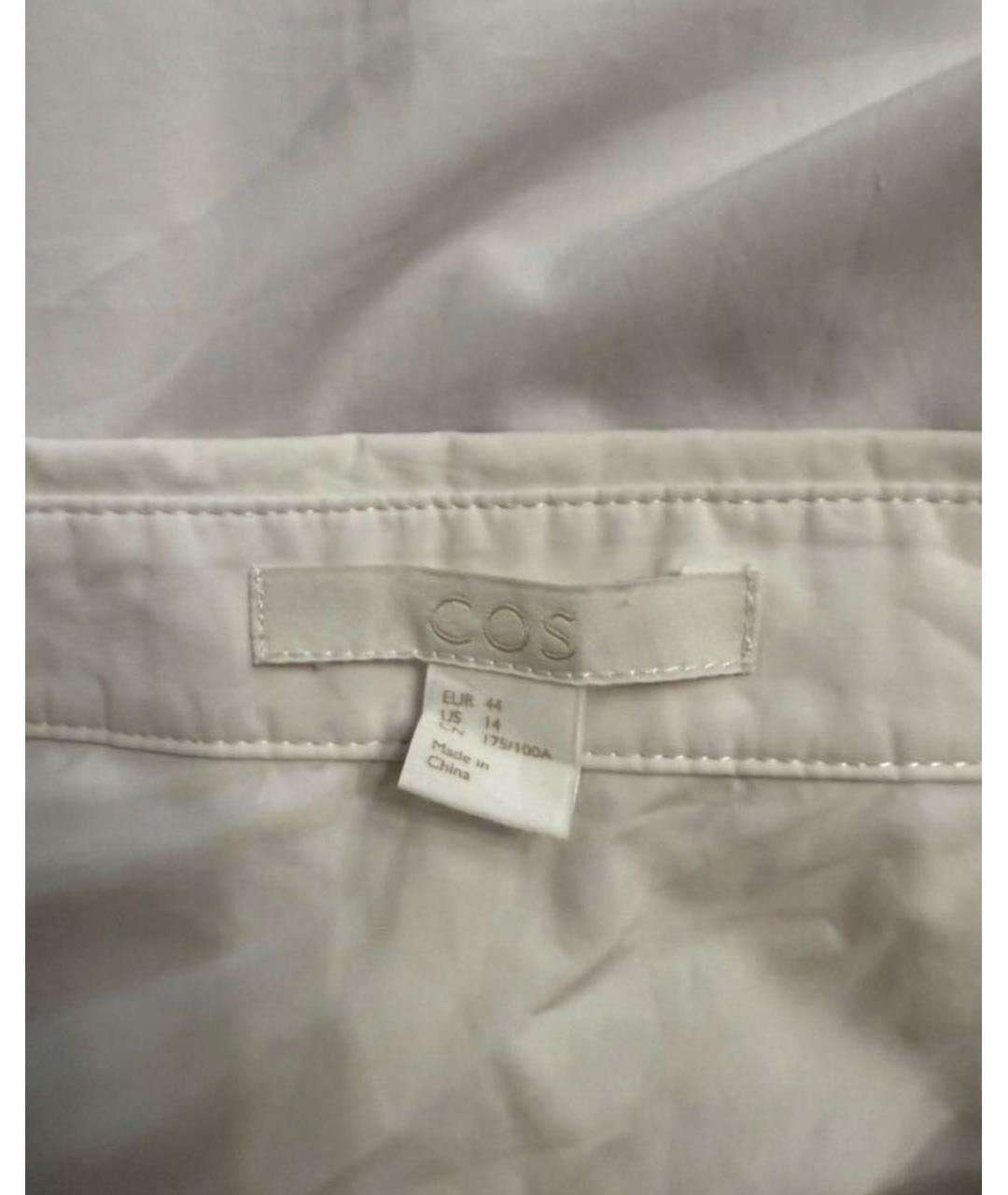 COS Белая хлопковая рубашка, фото 3