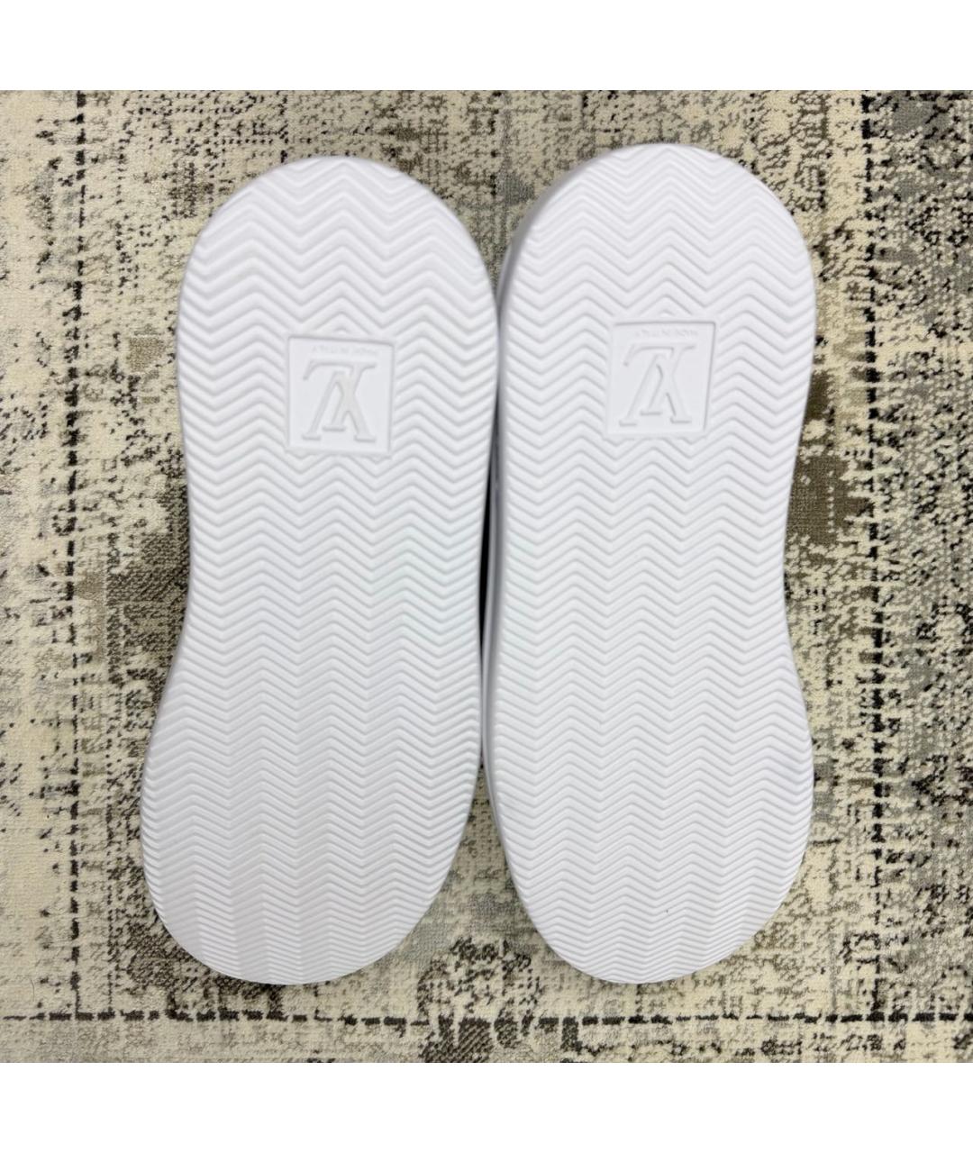 LOUIS VUITTON Черные кожаные кроссовки, фото 6