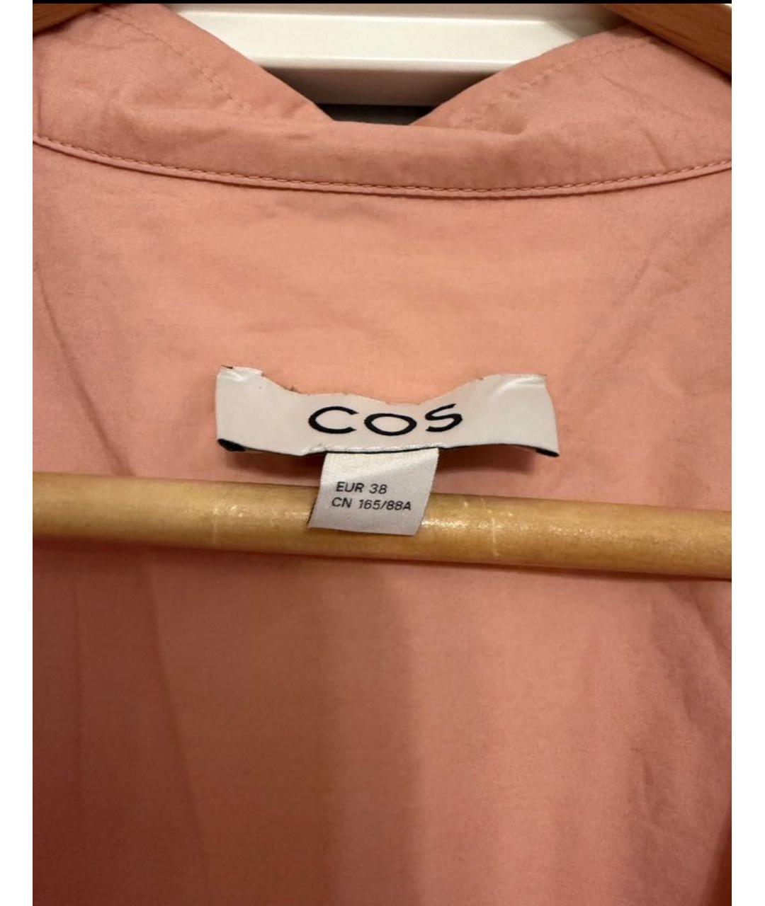 COS Розовая хлопковая рубашка, фото 3