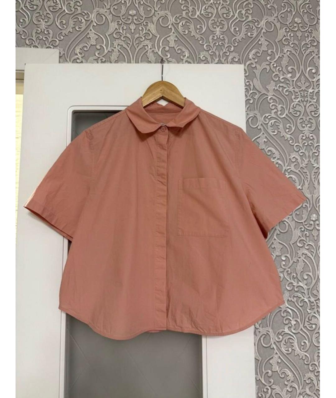 COS Розовая хлопковая рубашка, фото 8