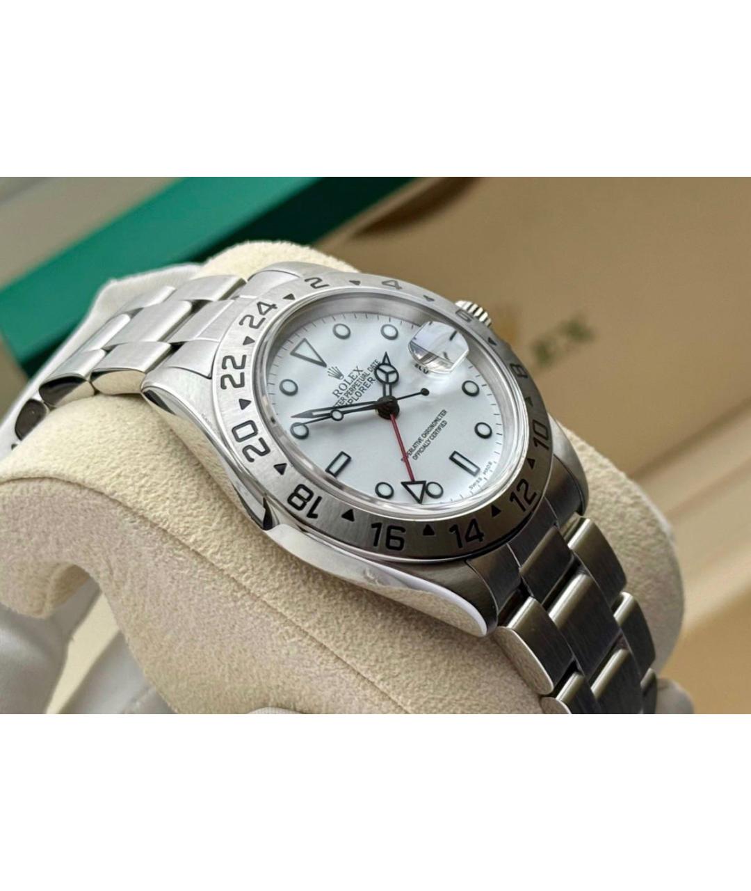 ROLEX Серебряные металлические часы, фото 2