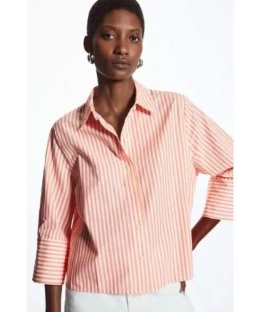 COS Оранжевая хлопковая рубашка, фото 6