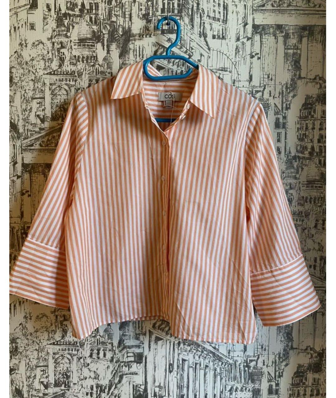 COS Оранжевая хлопковая рубашка, фото 7