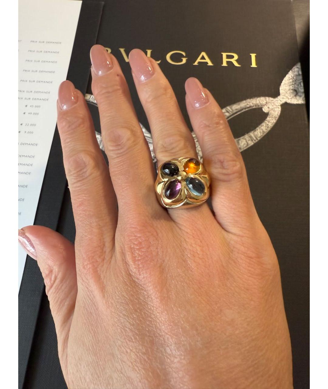 BVLGARI Золотое кольцо из желтого золота, фото 7