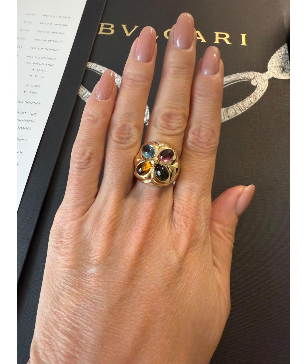 BVLGARI Золотое кольцо из желтого золота, фото 8