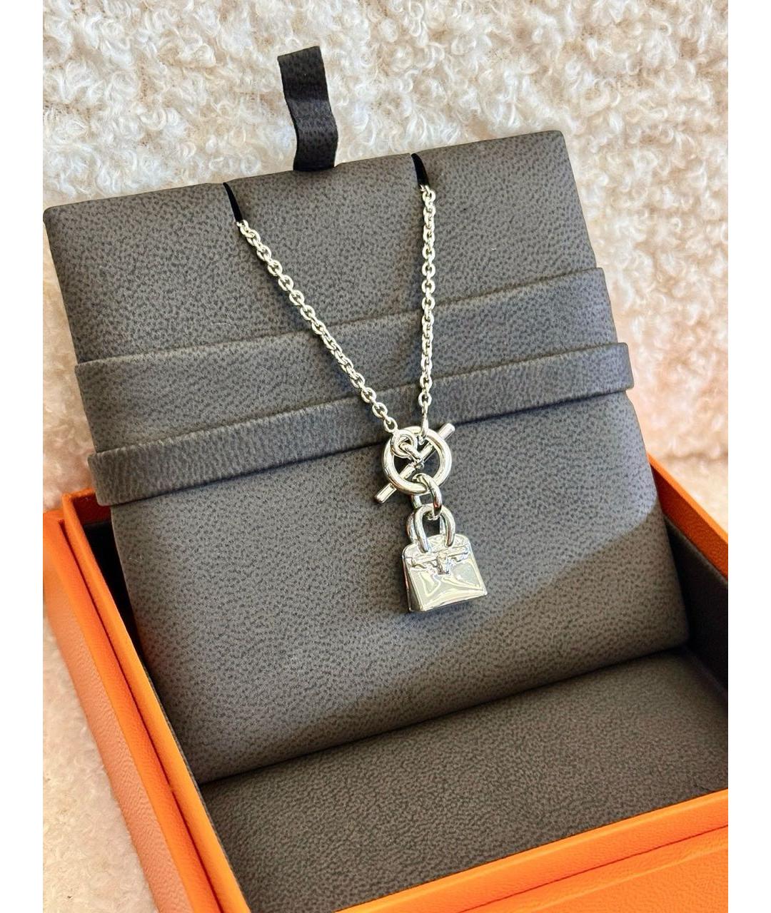 HERMES Серебряная подвеска, фото 3