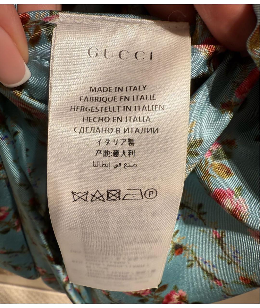 GUCCI Бежевая шерстяная юбка миди, фото 6