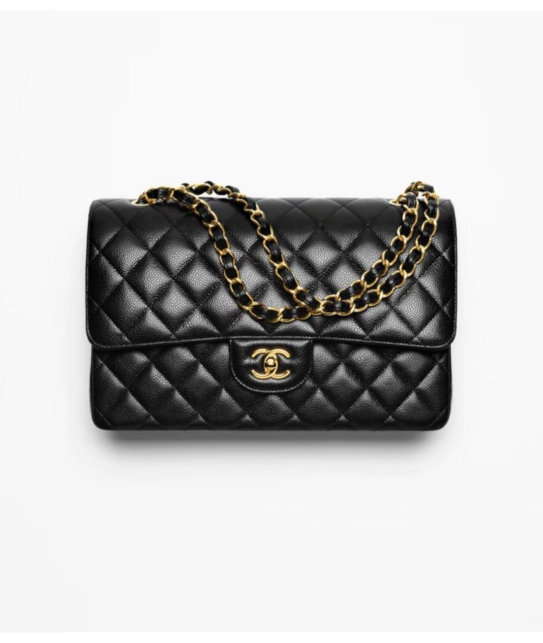 CHANEL Черная кожаная сумка через плечо, фото 7