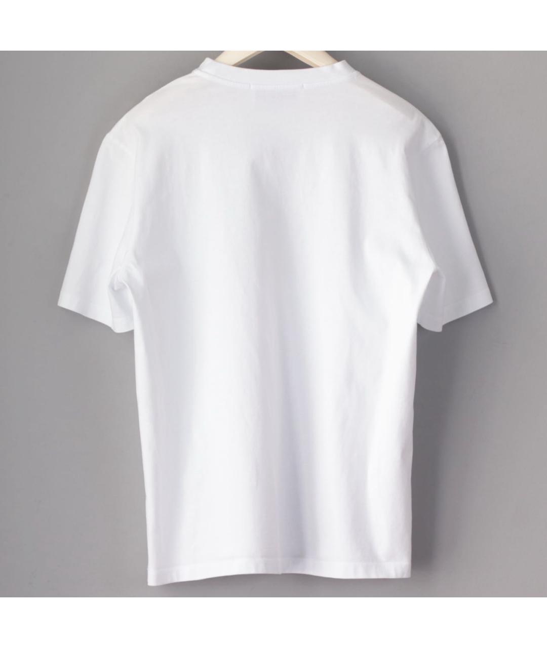 MSGM Белая хлопковая футболка, фото 2