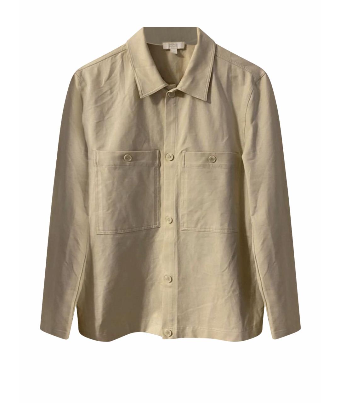 COS Бежевая хлопковая рубашка, фото 1
