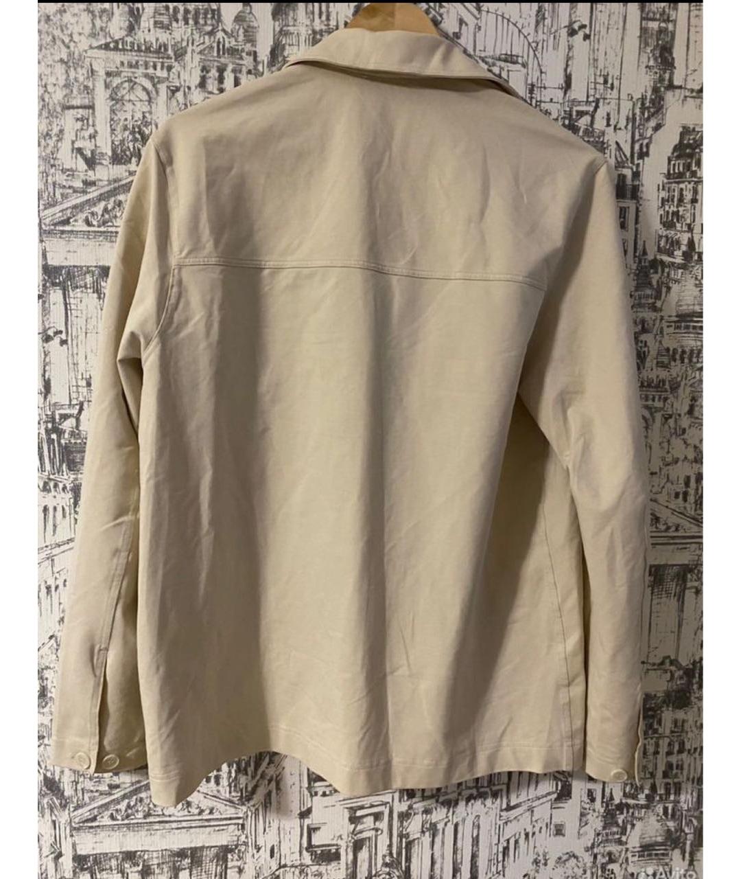 COS Бежевая хлопковая рубашка, фото 2