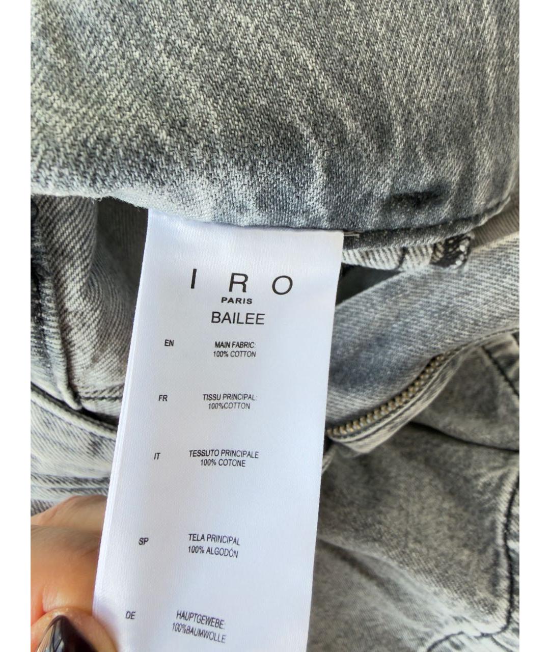 IRO Серый деним комбинезон, фото 6