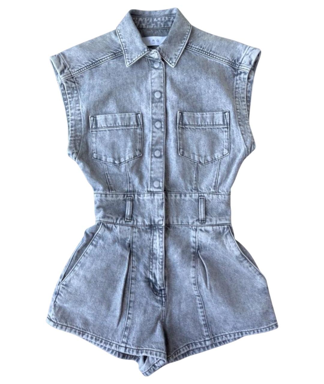 IRO Серый деним комбинезон, фото 1