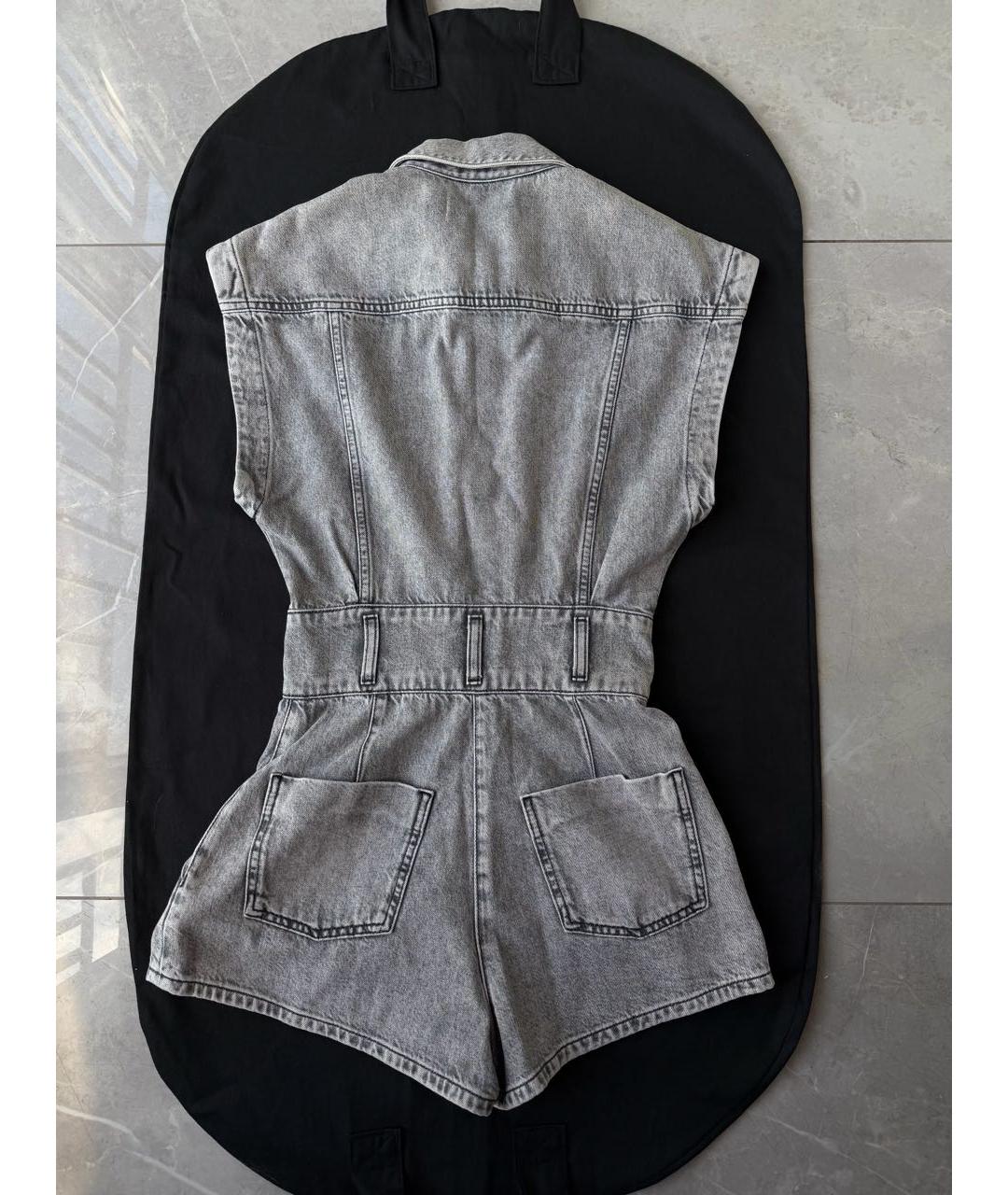 IRO Серый деним комбинезон, фото 3