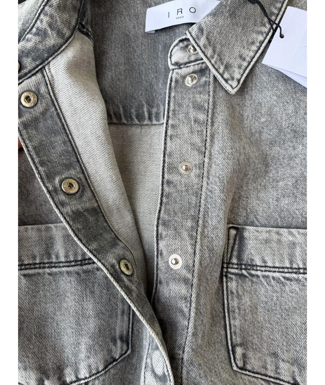 IRO Серый деним комбинезон, фото 5