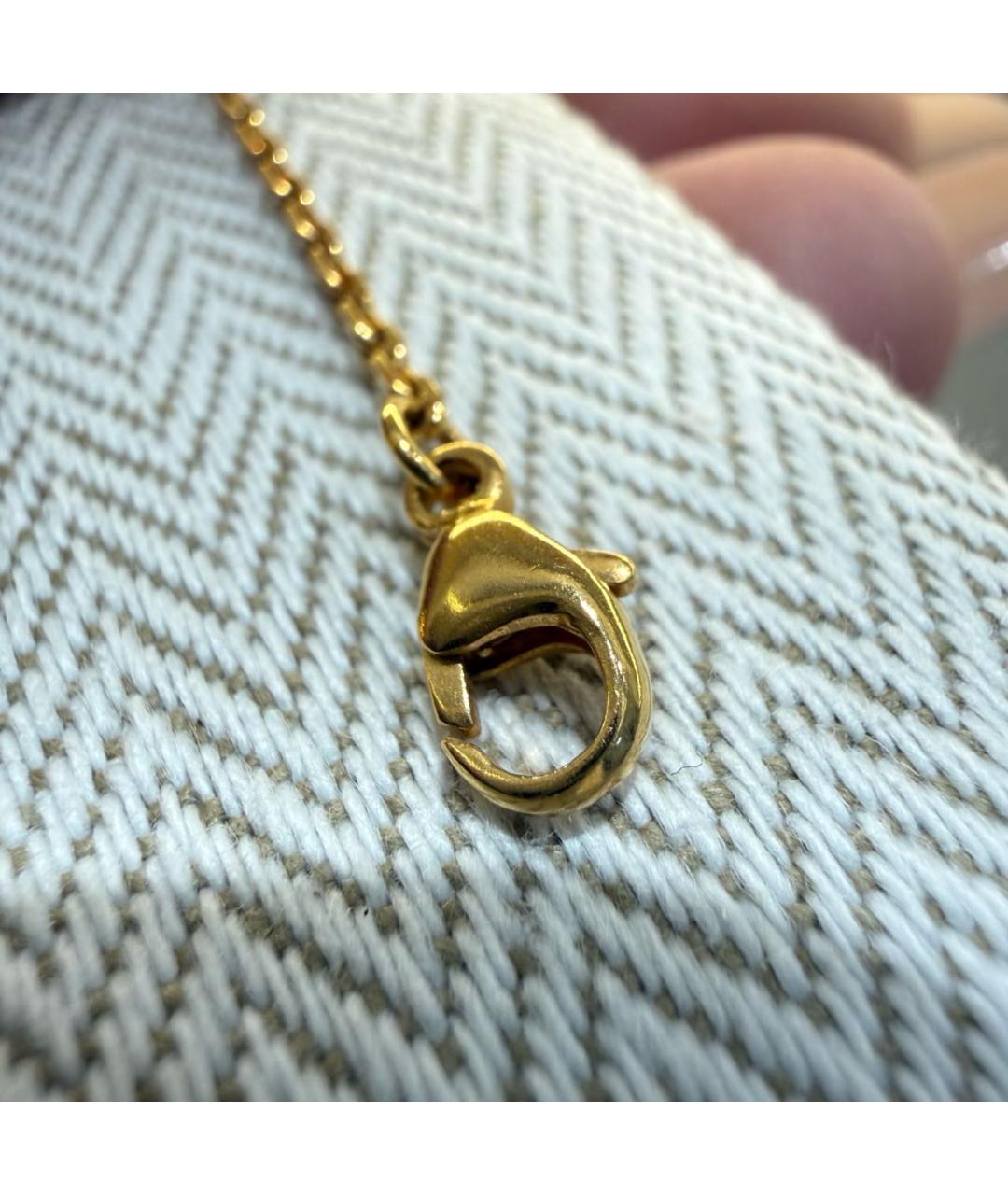 HERMES Розовое металлическое колье, фото 5