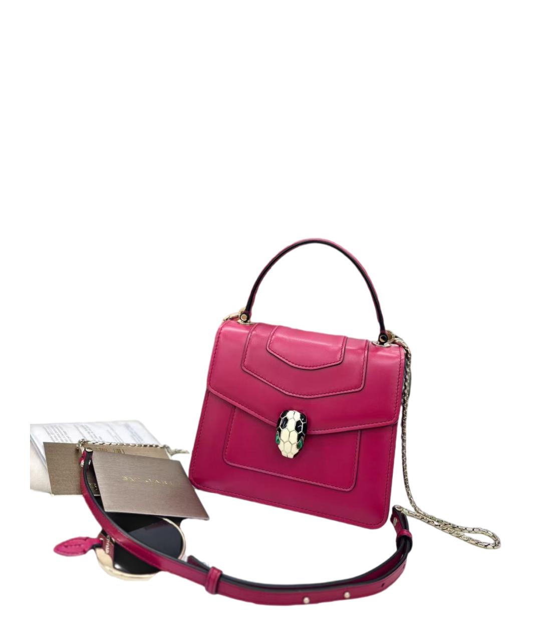 BVLGARI Розовая сумка через плечо, фото 8