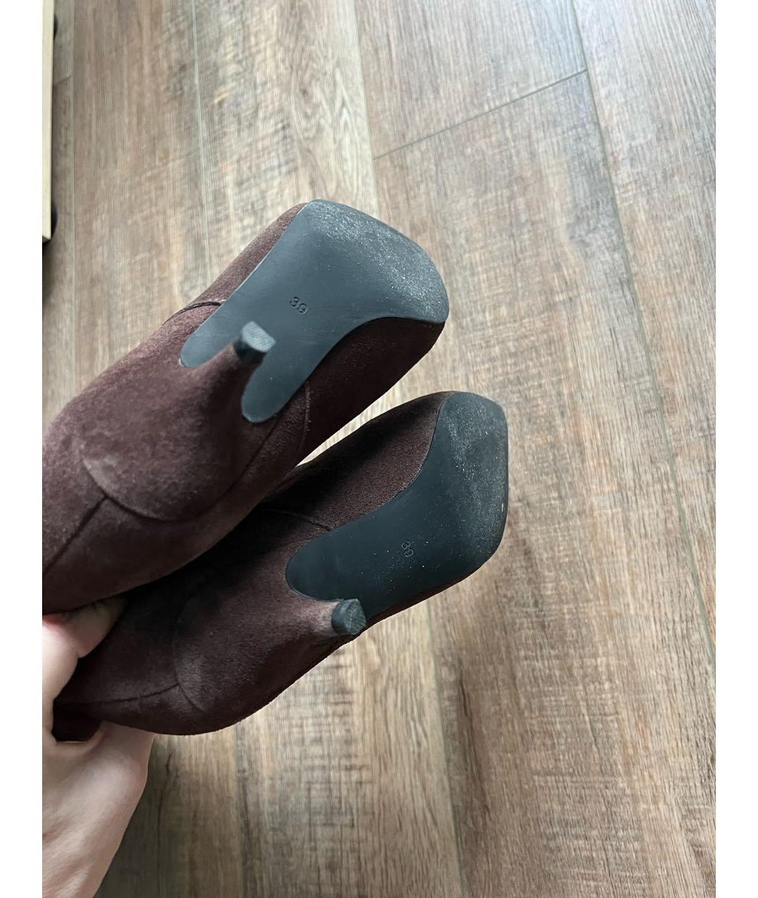 Age Of Innocence Коричневые замшевые сапоги, фото 5