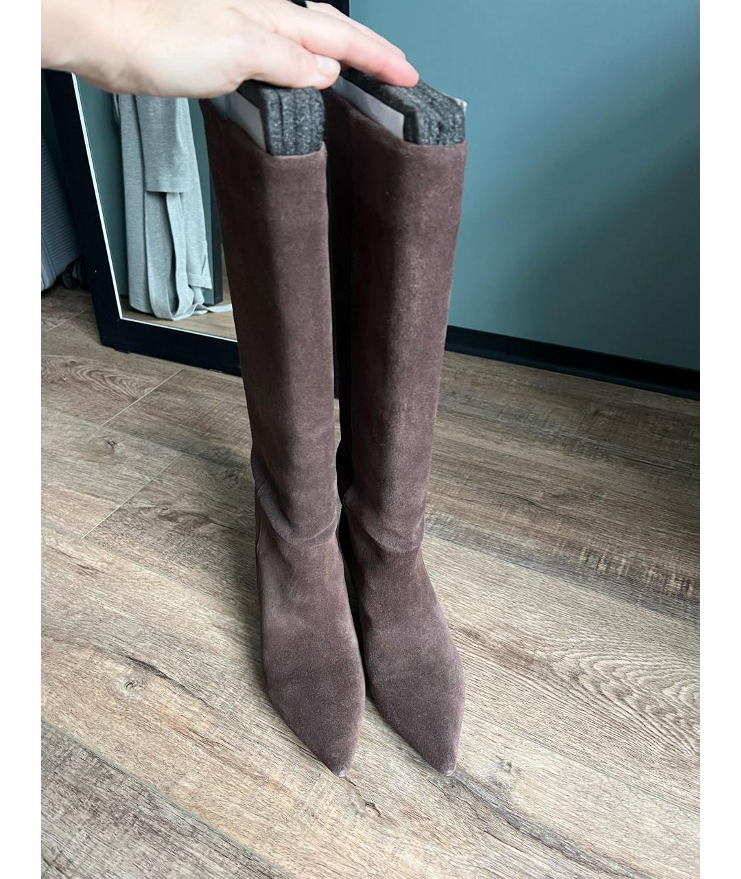 Age Of Innocence Коричневые замшевые сапоги, фото 2