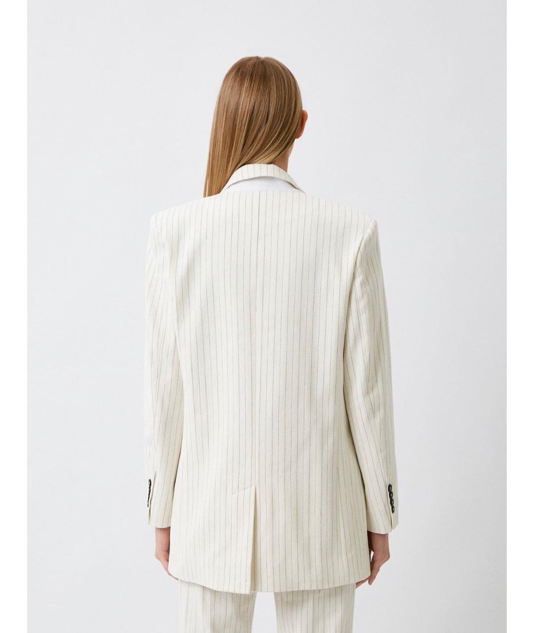 IRO Белый хлопковый жакет/пиджак, фото 3