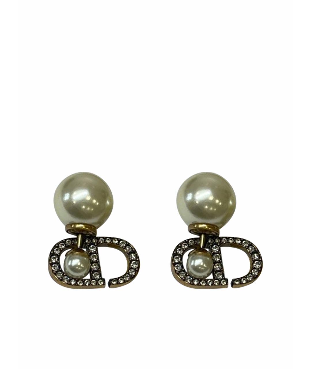 CHRISTIAN DIOR Золотые серьги, фото 1