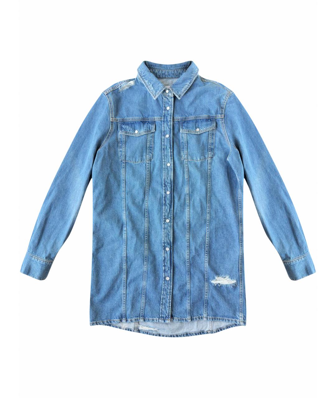 IRO Голубое деним повседневное платье, фото 1