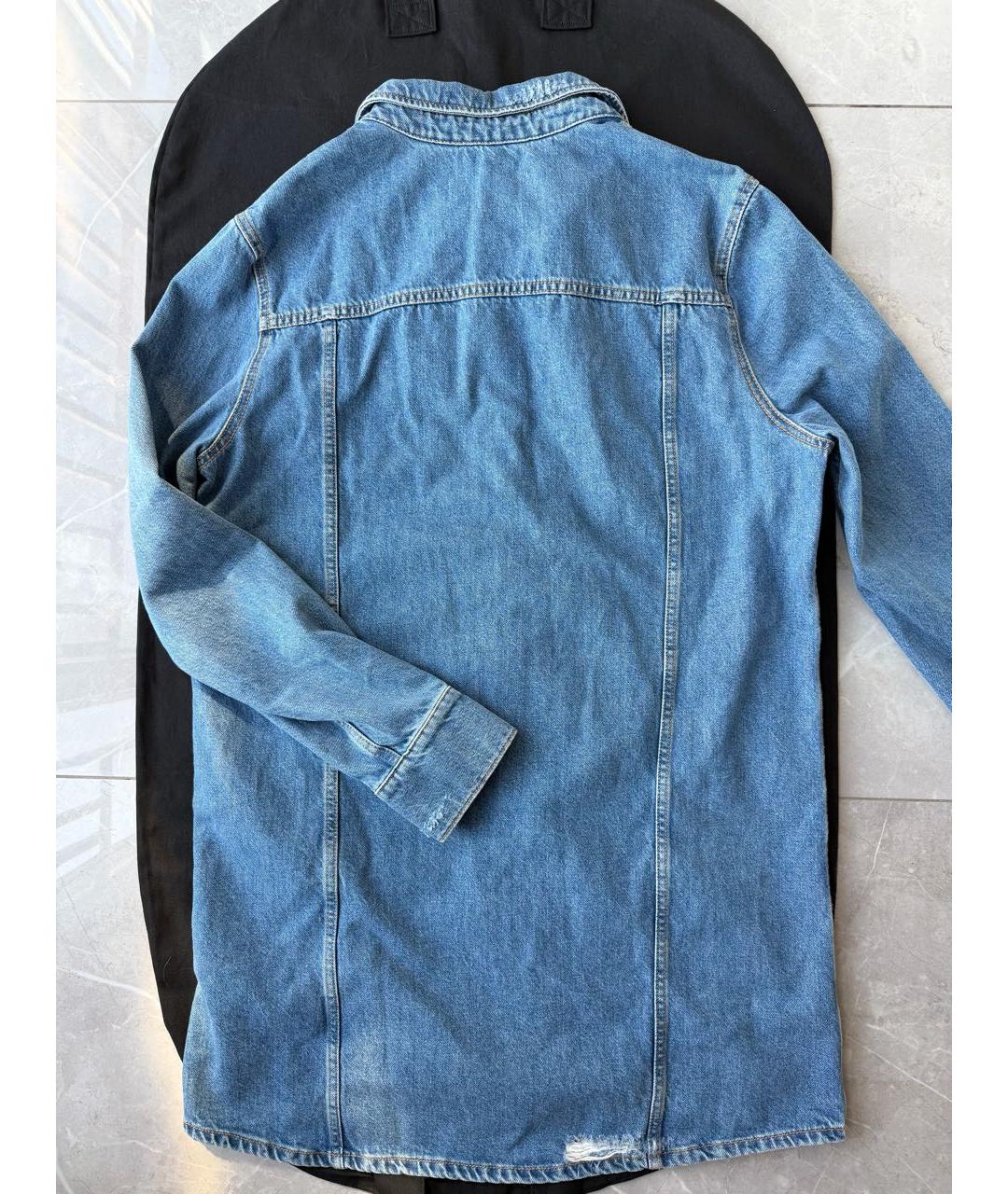 IRO Голубое деним повседневное платье, фото 7