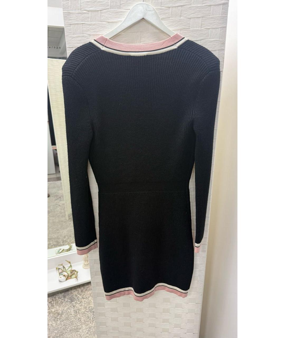 ELISABETTA FRANCHI Черный кардиган, фото 2