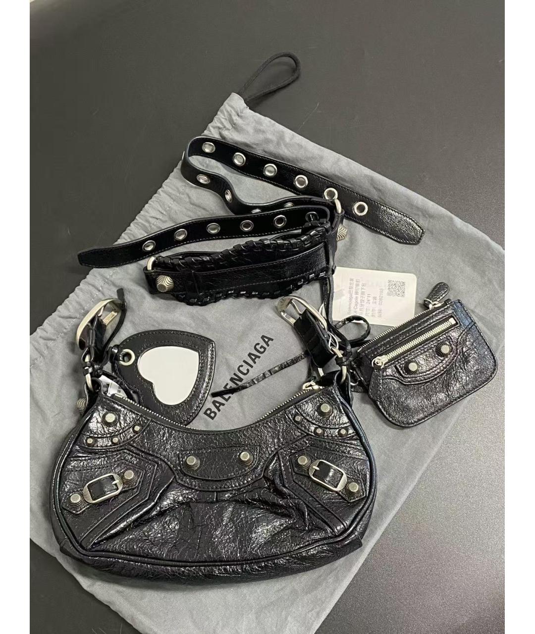 BALENCIAGA Черная сумка через плечо, фото 2