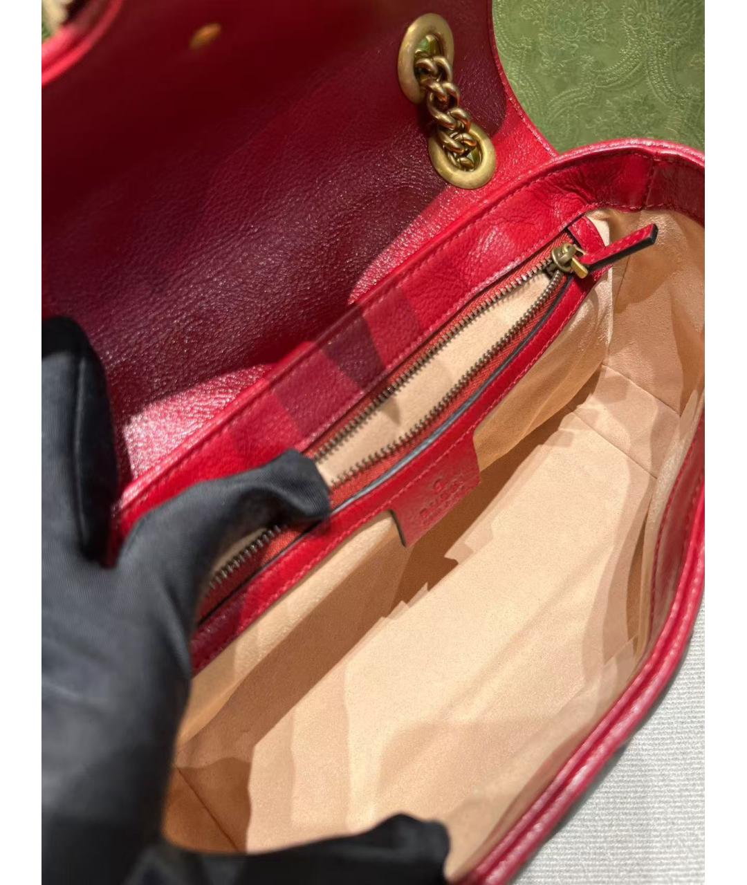 GUCCI Черная кожаная сумка через плечо, фото 6