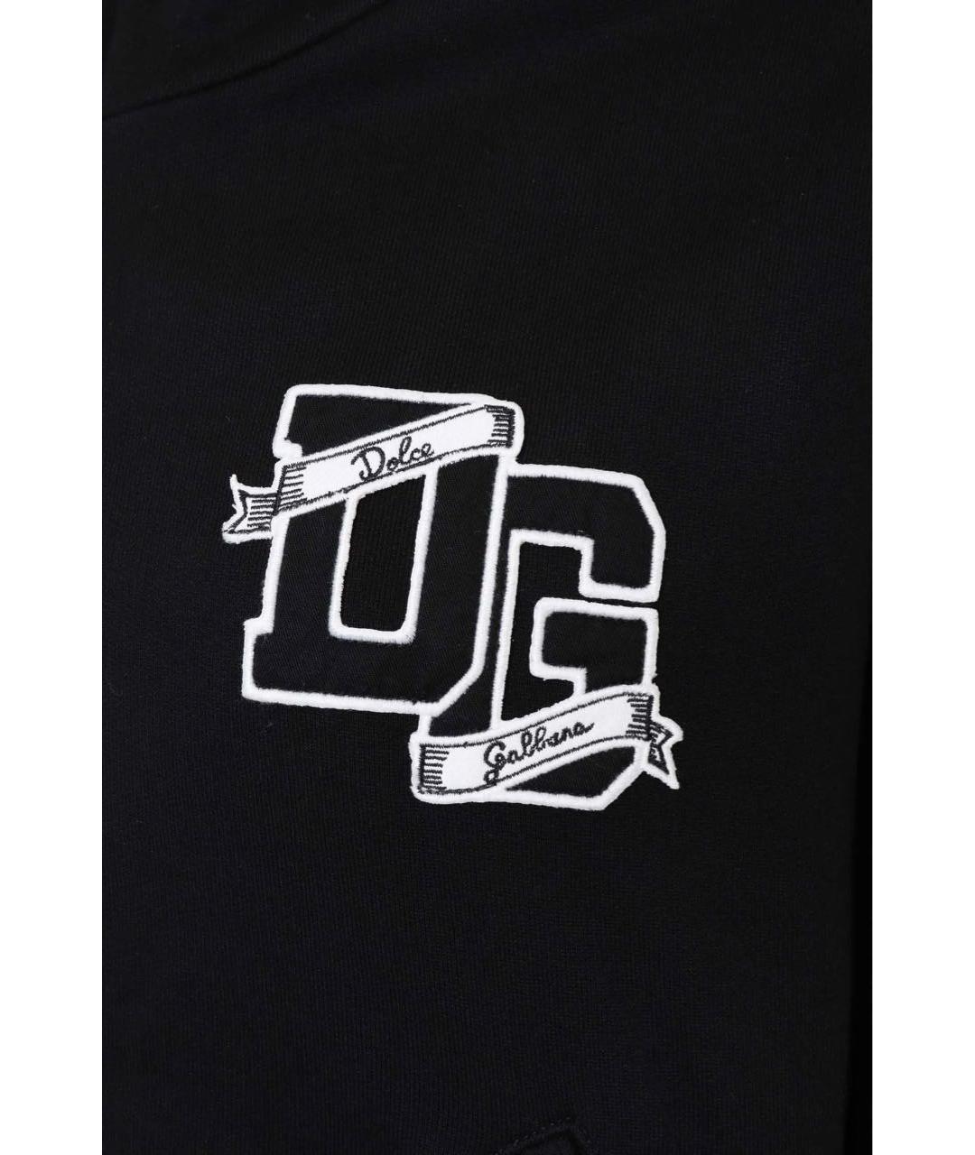 DOLCE&GABBANA Черный хлопковый спортивные костюмы, фото 4