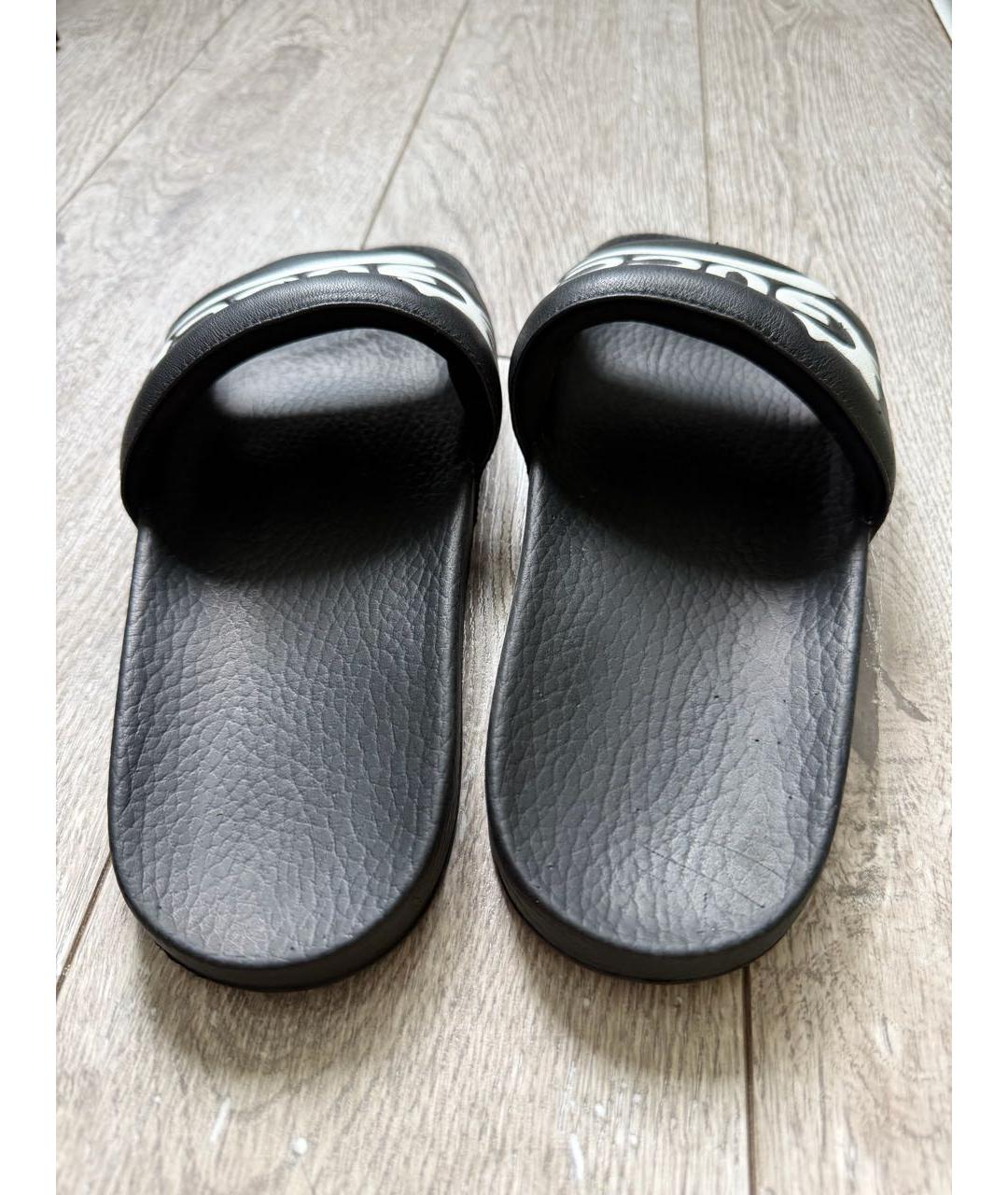 GUCCI Черные шлепанцы, фото 4
