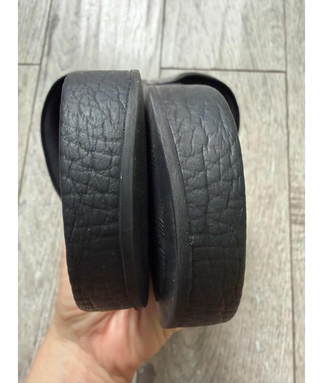 GUCCI Черные шлепанцы, фото 5