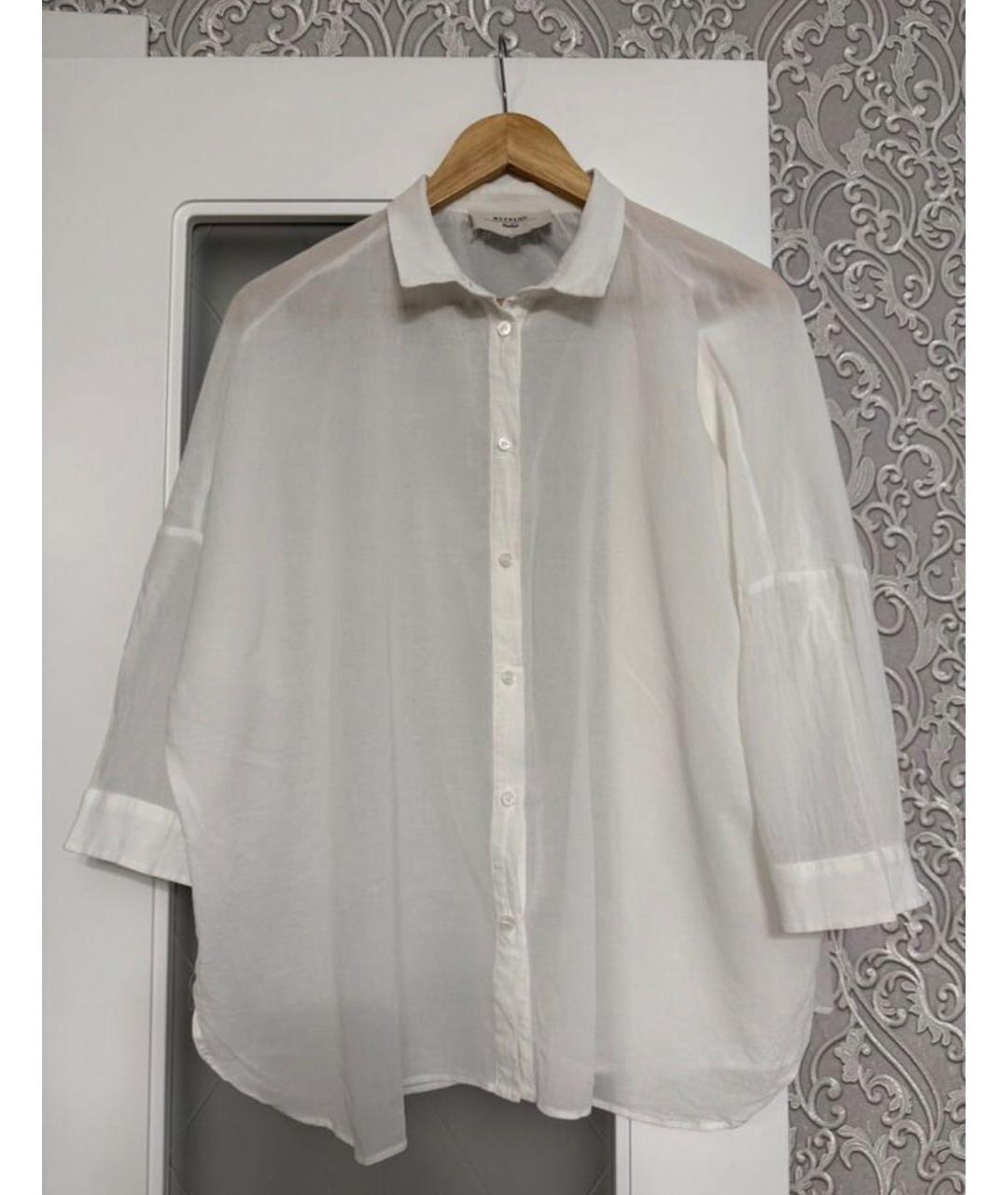 MAX MARA Белая шелковая рубашка, фото 5