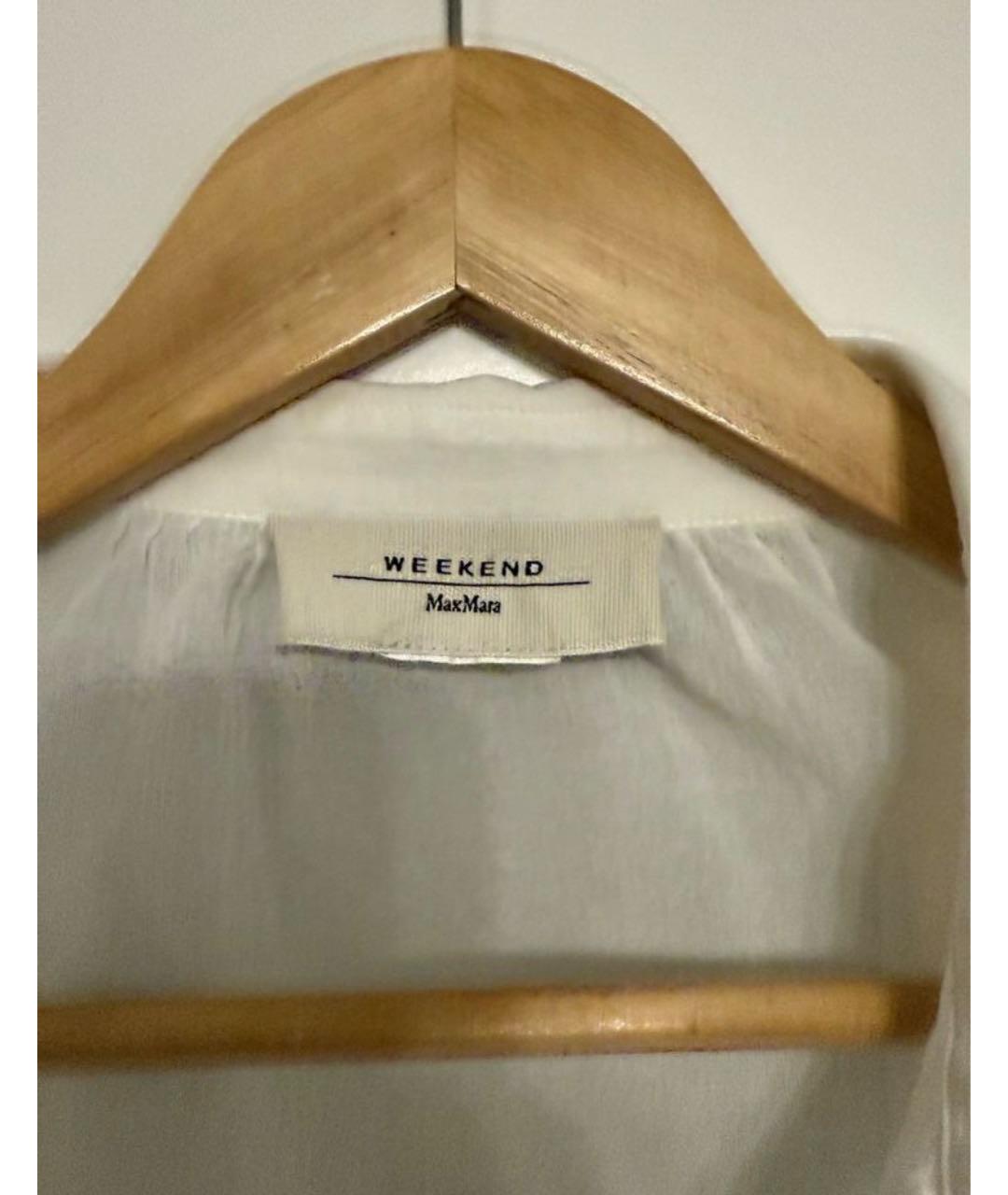 MAX MARA Белая шелковая рубашка, фото 3