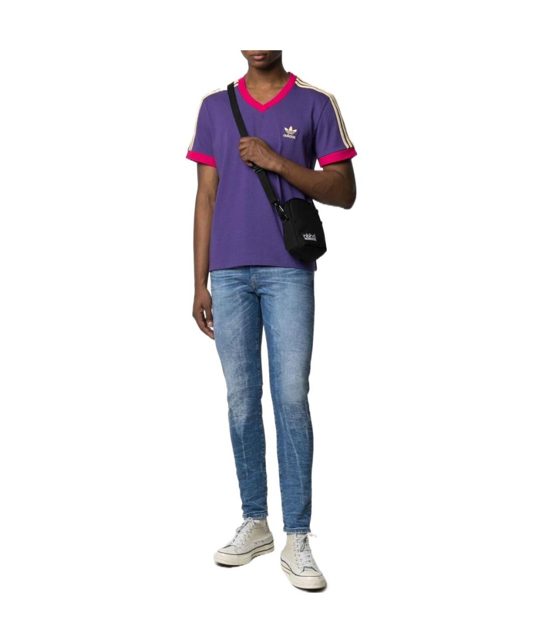 ADIDAS Фиолетовая футболка, фото 2