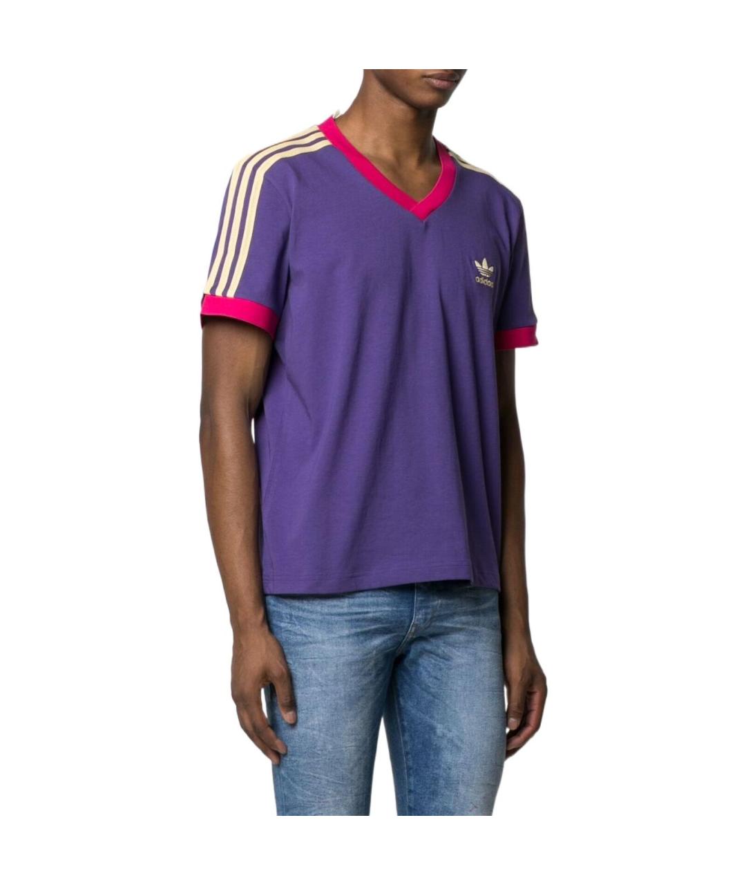 ADIDAS Фиолетовая футболка, фото 4
