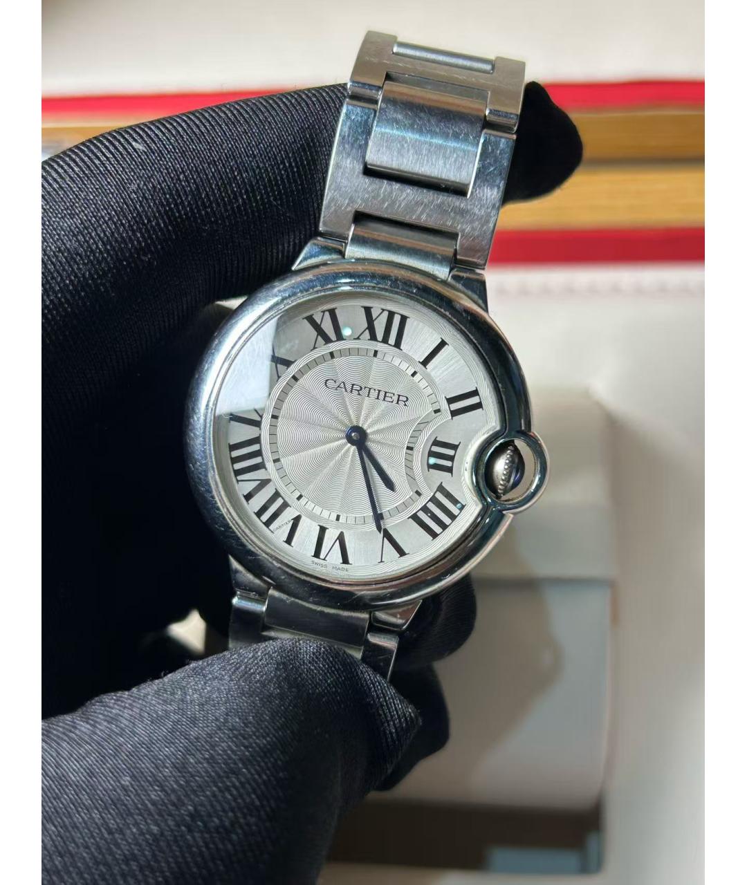 CARTIER Серебряные часы, фото 4