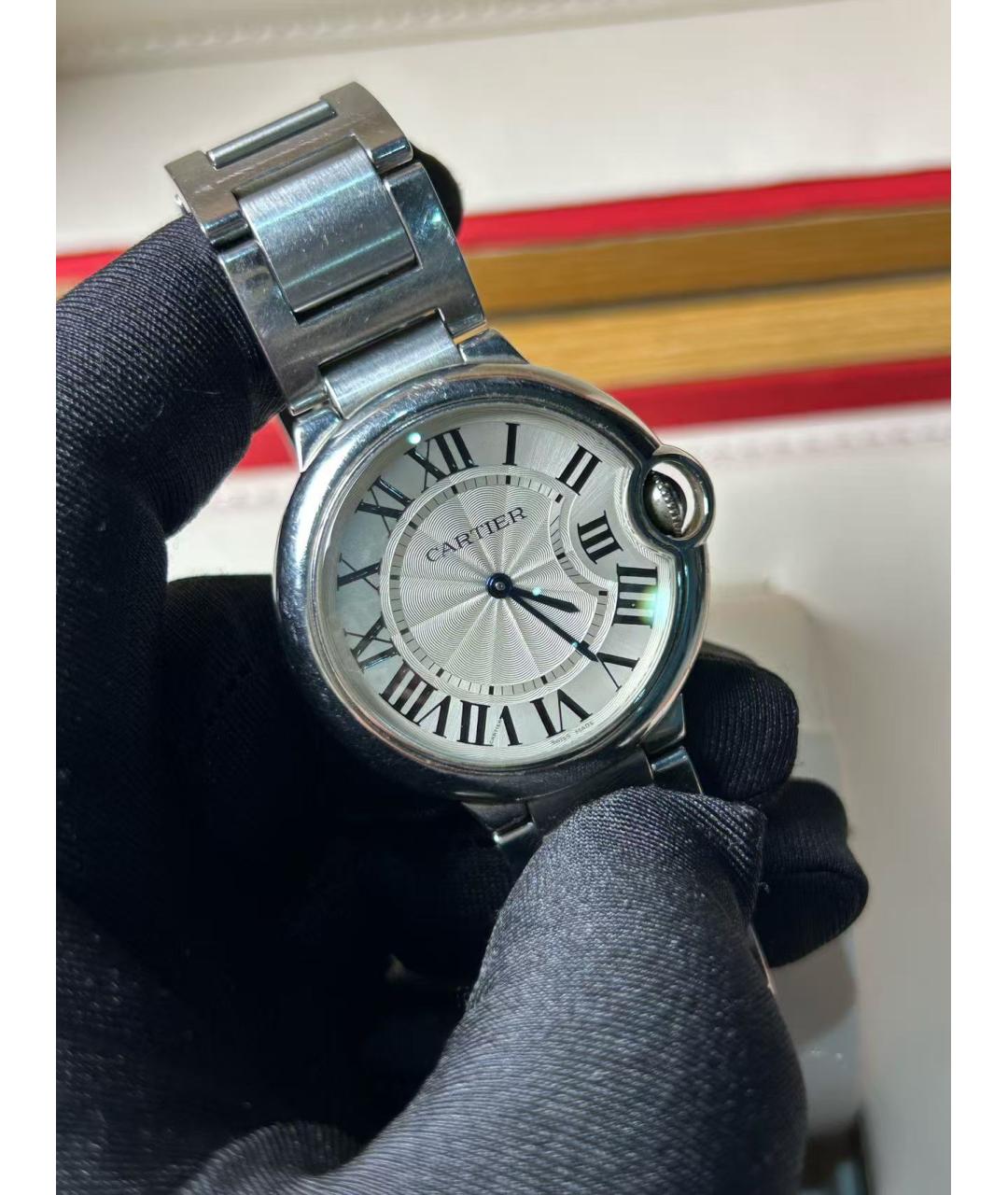 CARTIER Серебряные часы, фото 5