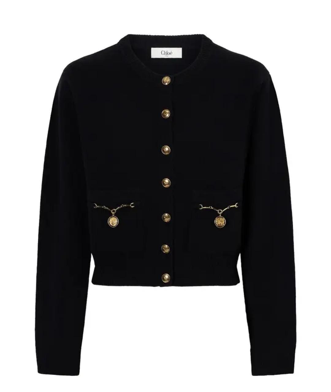 CHLOE Черный кардиган, фото 1