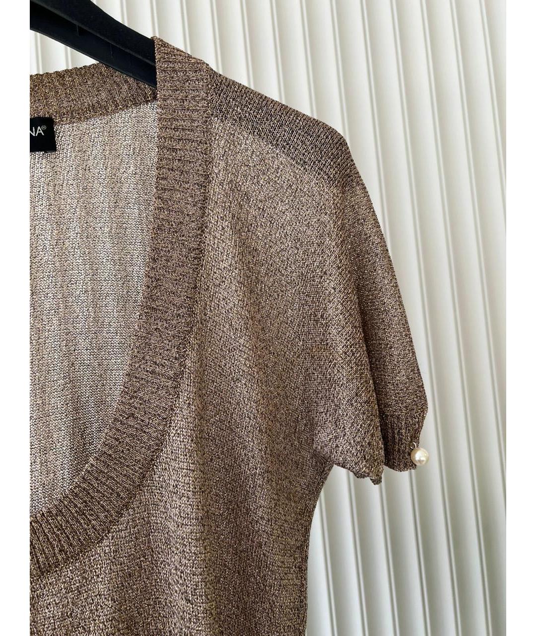 DOLCE&GABBANA Коричневая футболка, фото 7