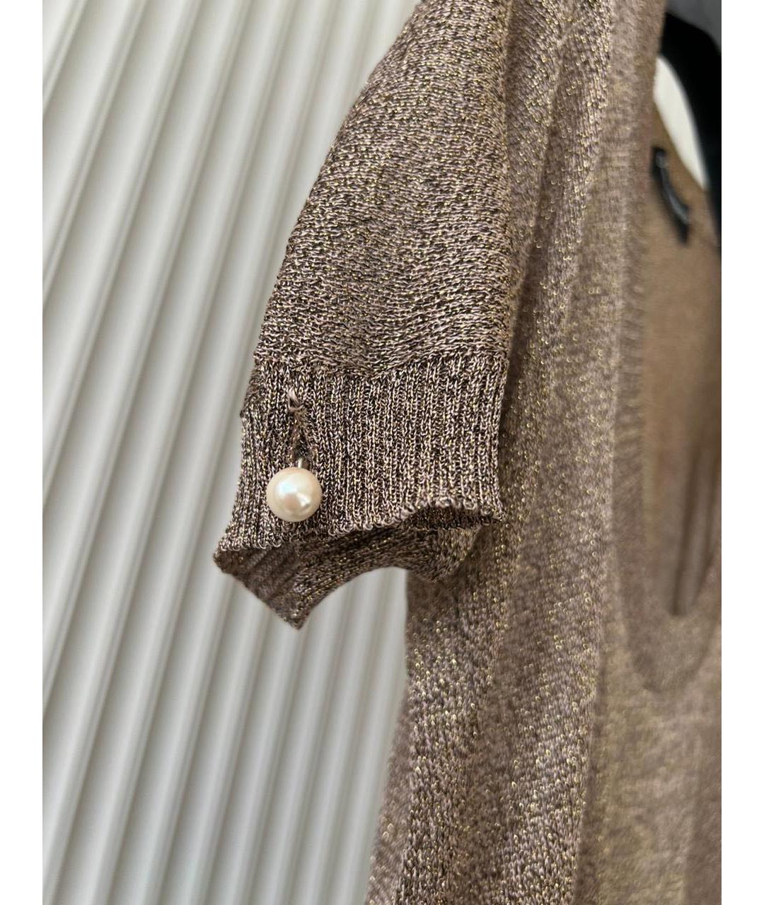 DOLCE&GABBANA Коричневая футболка, фото 8