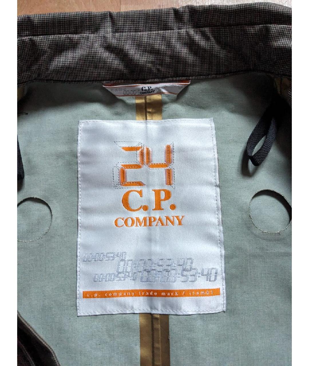 CP COMPANY Серый полиамидовый тренч / плащ, фото 3