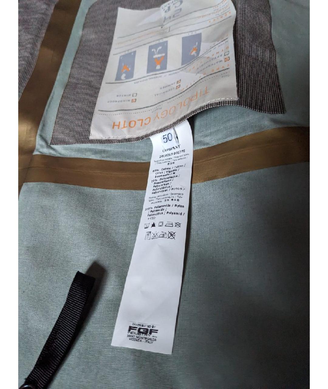 CP COMPANY Серый полиамидовый тренч / плащ, фото 9