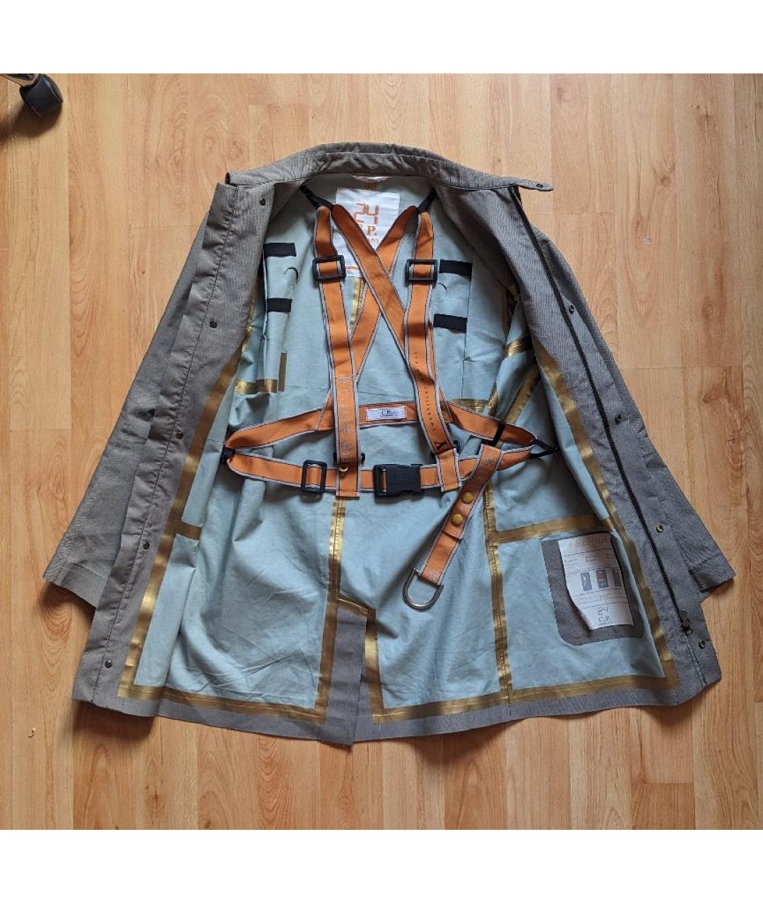 CP COMPANY Серый полиамидовый тренч / плащ, фото 10