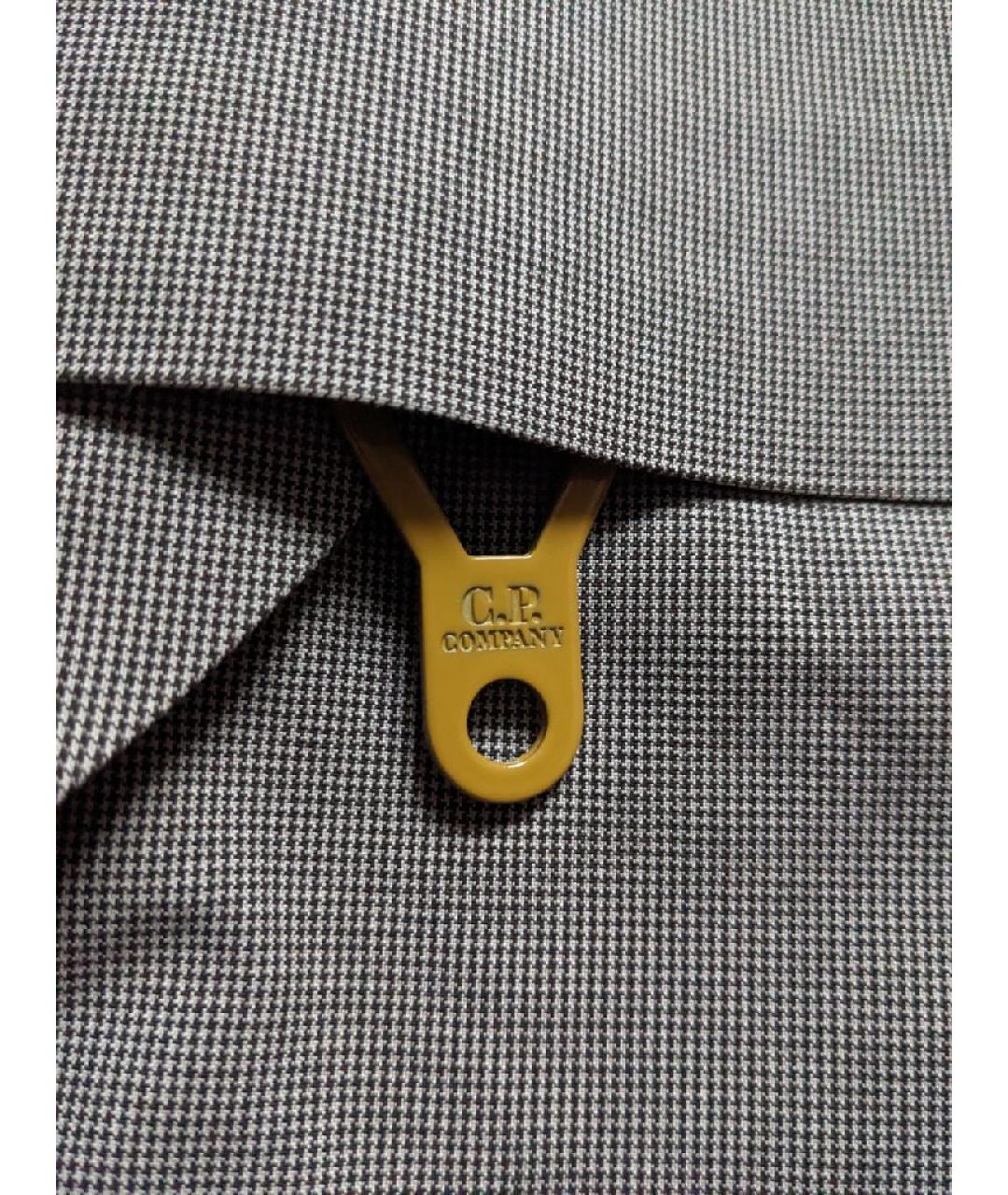 CP COMPANY Серый полиамидовый тренч / плащ, фото 5