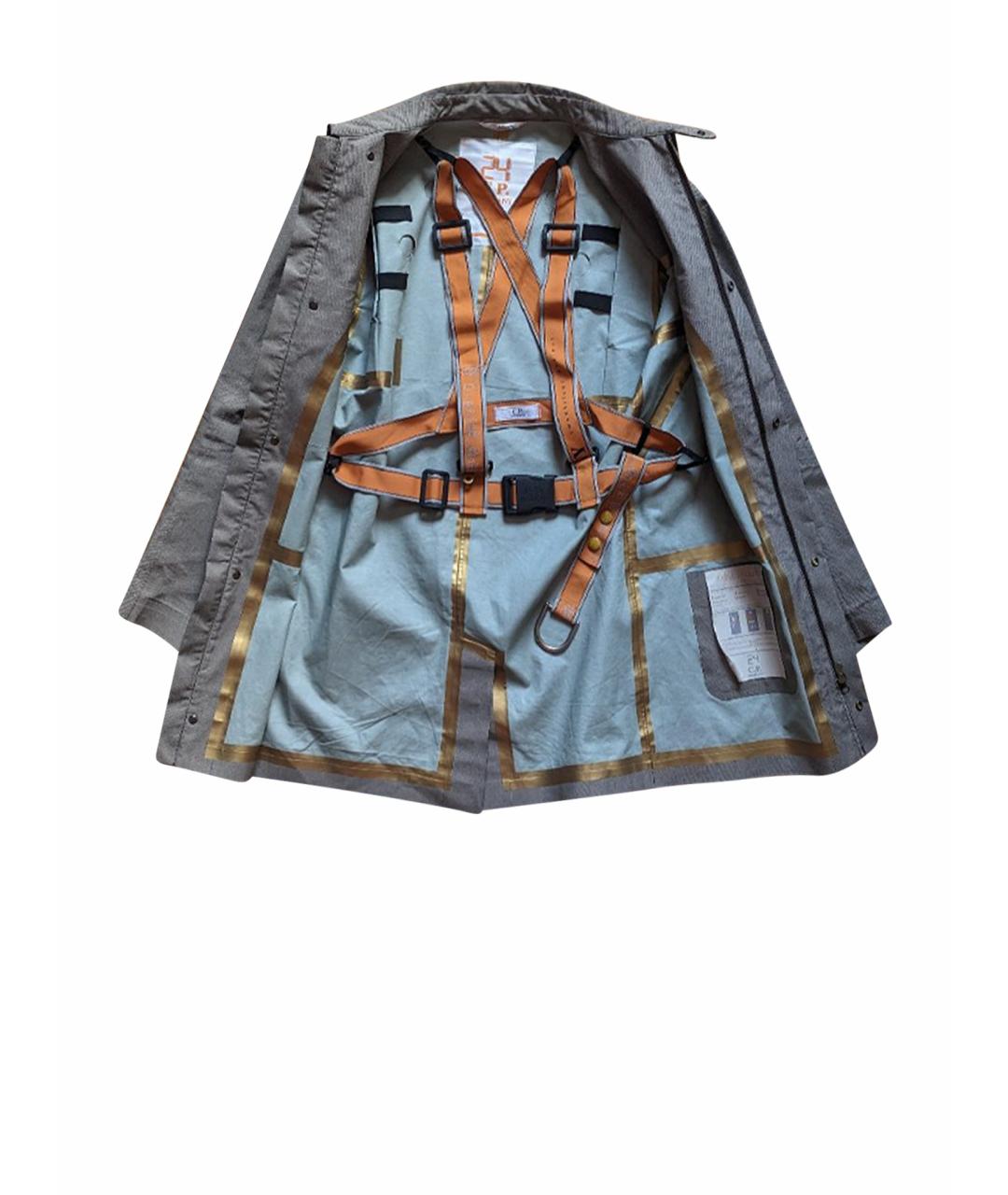 CP COMPANY Серый полиамидовый тренч / плащ, фото 1