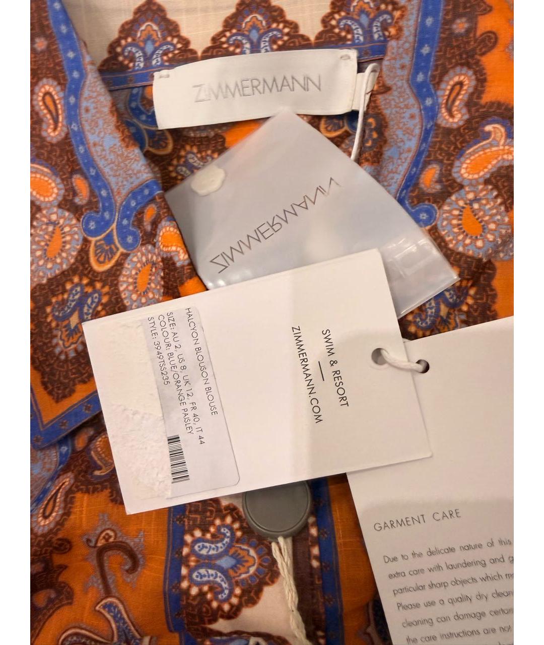 ZIMMERMANN Мульти хлопковая блузы, фото 6