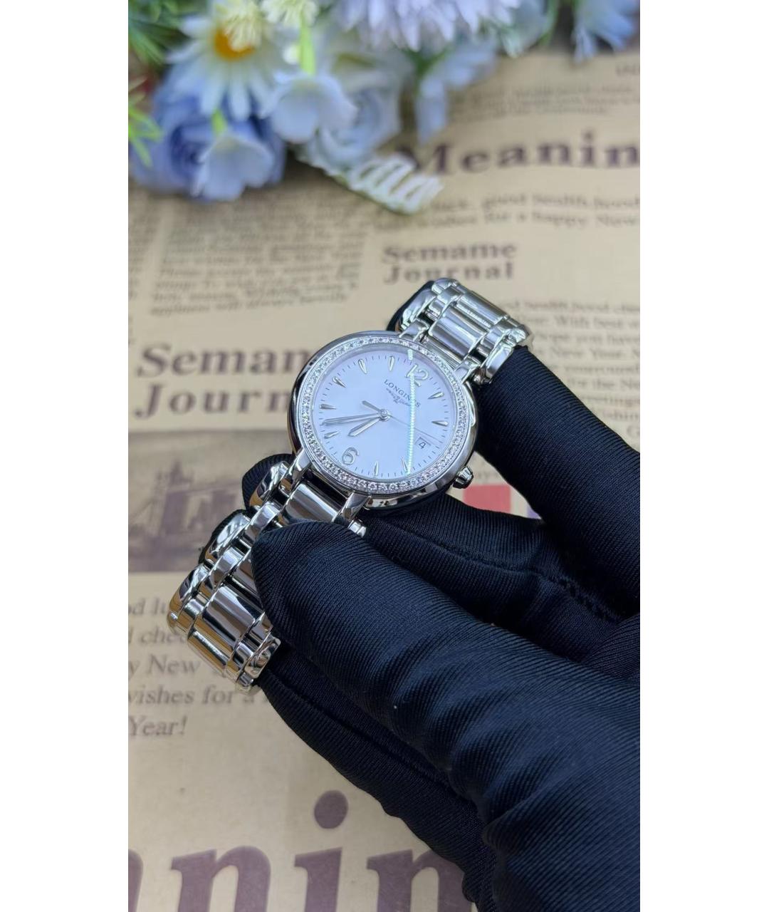 LONGINES Серебряные часы, фото 2