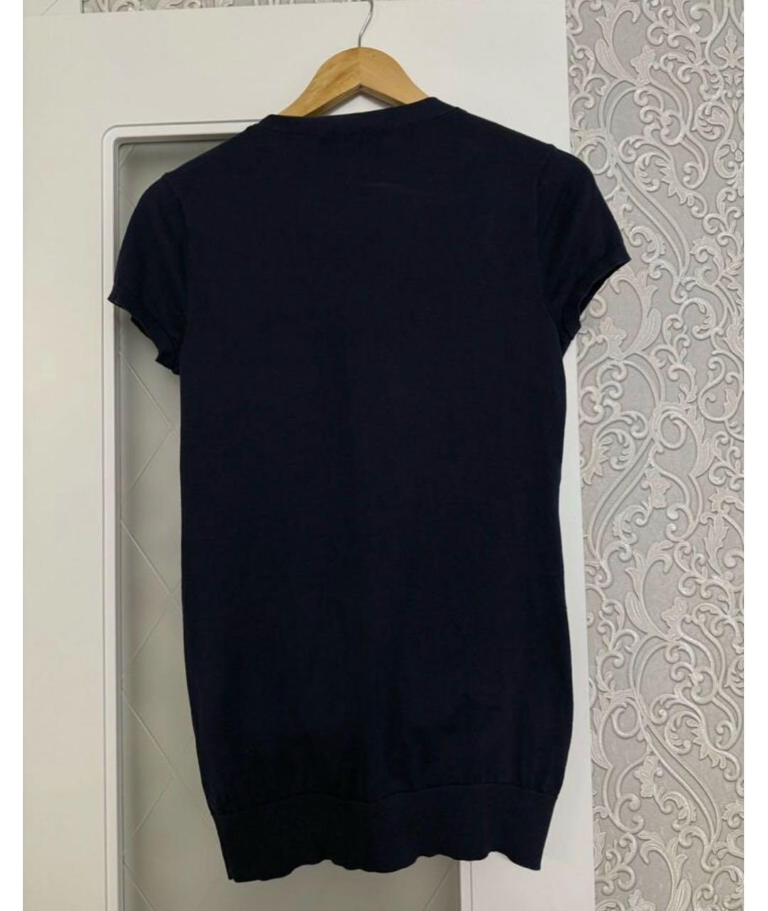 RALPH LAUREN Темно-синяя хлопковая жилетка, фото 2